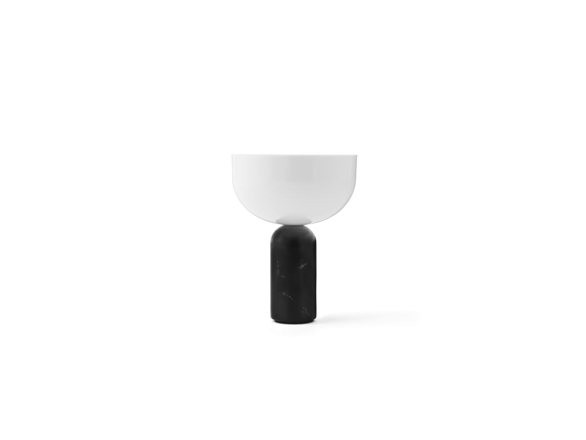 New Works – Kizu Portable Lamp – Bordslampa – Black Marble – H24 x Ø18 cm