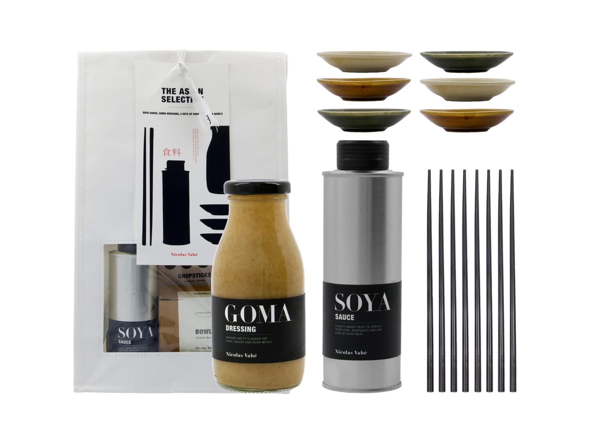 Produktfoto för Nicolas Vahé The Asian Selection goma-dressing + sojasås, 2 x 25 cl