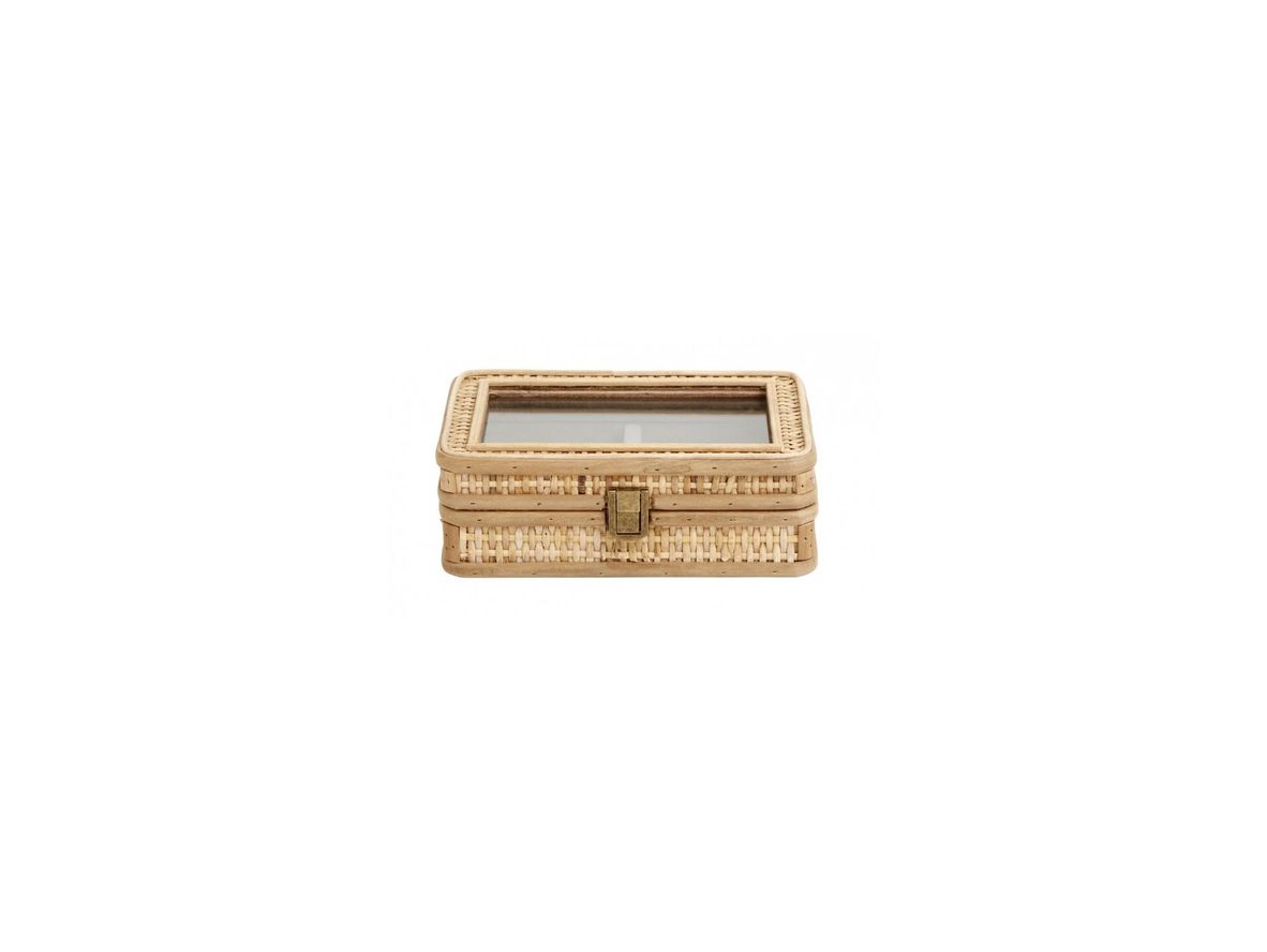 Produktfoto för Nordal - Jewelry Box - Smyckeskrin - Nature - S - H: 7,5 x B: 16,5 x L: 21,5 cm