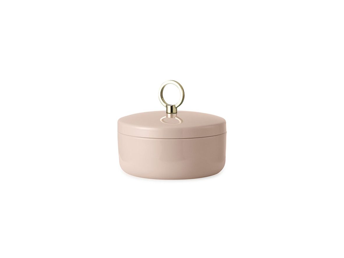 Normann Copenhagen - Ring Box - Kruka - Medium - Sand - H: 8,5 x Ø: 10 cm