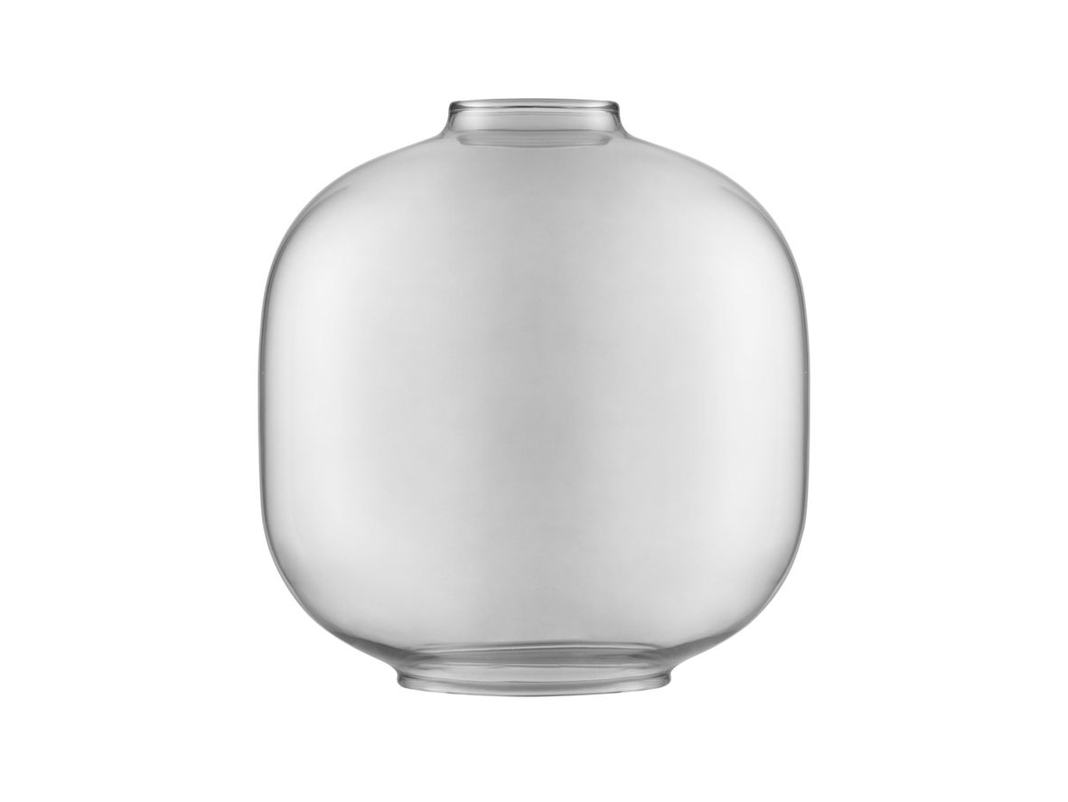 Normann Copenhagen - Amp Spare Glass - Hängande lampa - Amp Lamp Small - Smoke - Ø: 14 x H: 15 cm