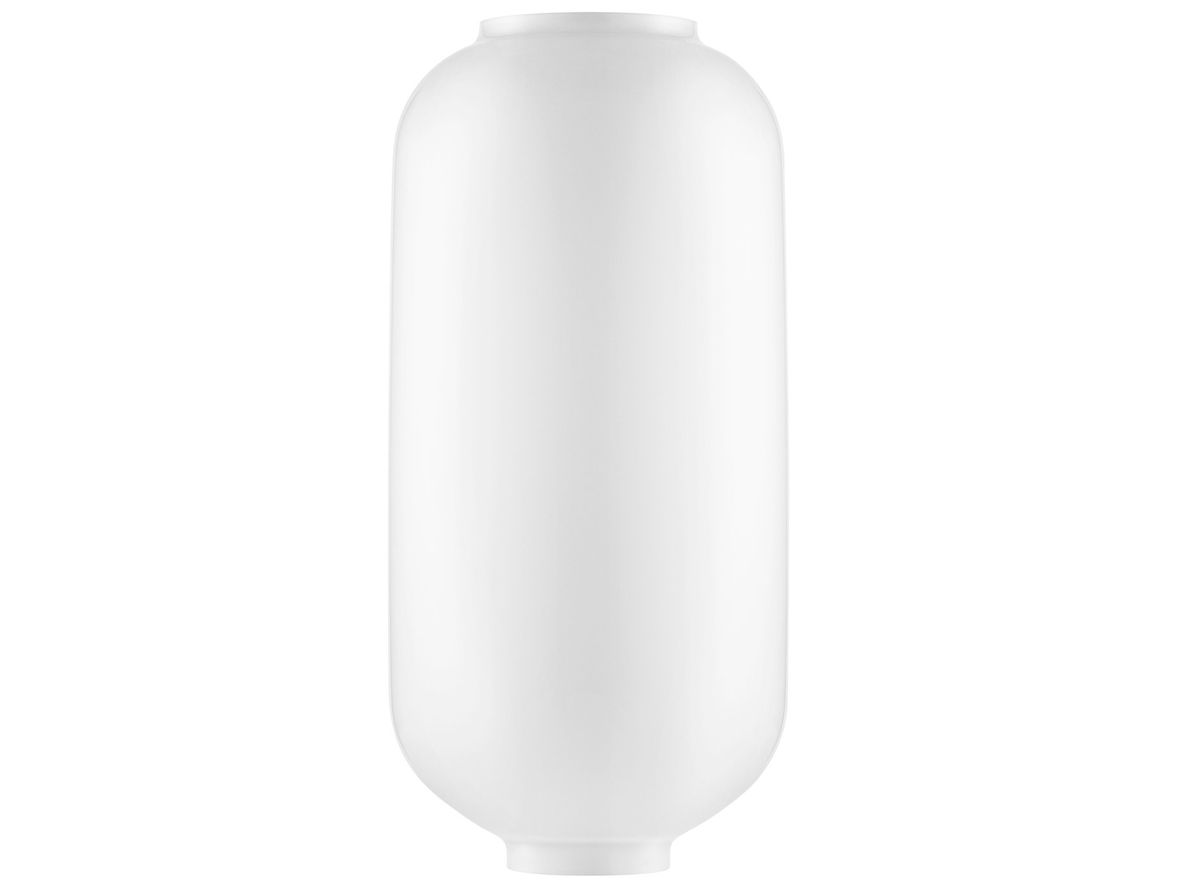Normann Copenhagen - Amp Spare Glass - Hängande lampa - Amp Lamp Large - White - Ø: 11,2 x H: 24 cm