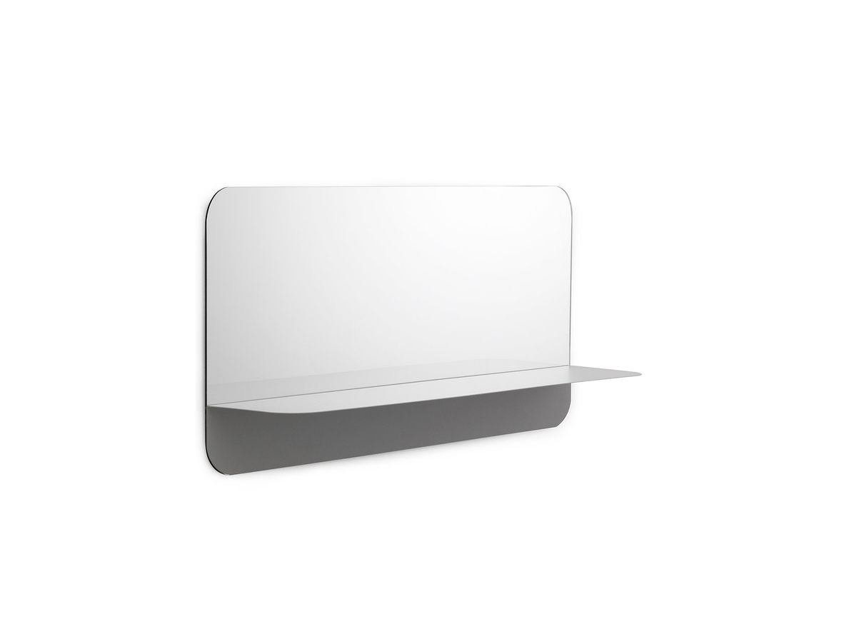 Normann Copenhagen - Horizon Mirror - Spegel - Grey Horizontal - L: 80 x D: 17 x H: 40 cm