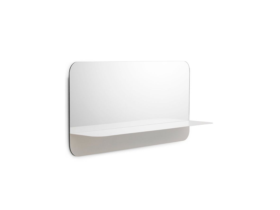 Normann Copenhagen - Horizon Mirror - Spegel - White Horizontal - L: 80 x D: 17 x H: 40 cm