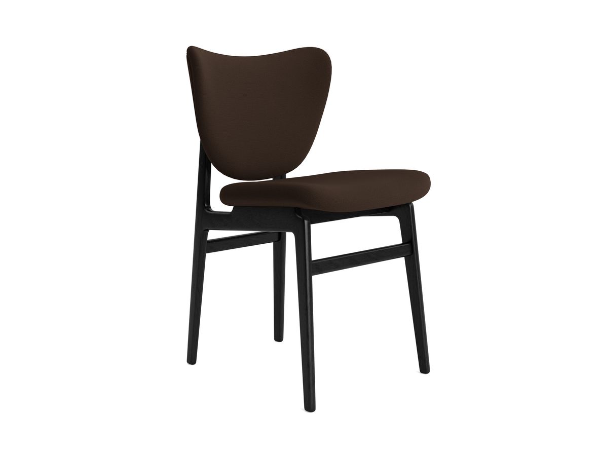NORR11 - Elephant Chair - Fuld polstring - Matstol - Stel: Black / Fame - Fame 61044 - W47 x D53 x H80,5 x SH45,5 cm