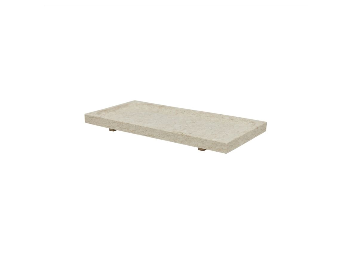 Produktfoto för OYOY LIVING - Savi Marble Tray - Bricka - 103 Beige - H3 x L30 x W14 cm