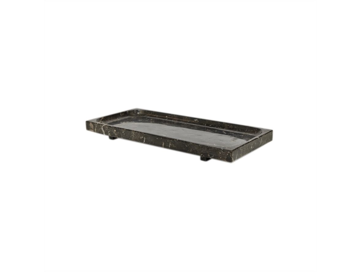 Produktfoto för OYOY LIVING - Savi Marble Tray - Bricka - 309 Choko - H3 x L30 x W14 cm