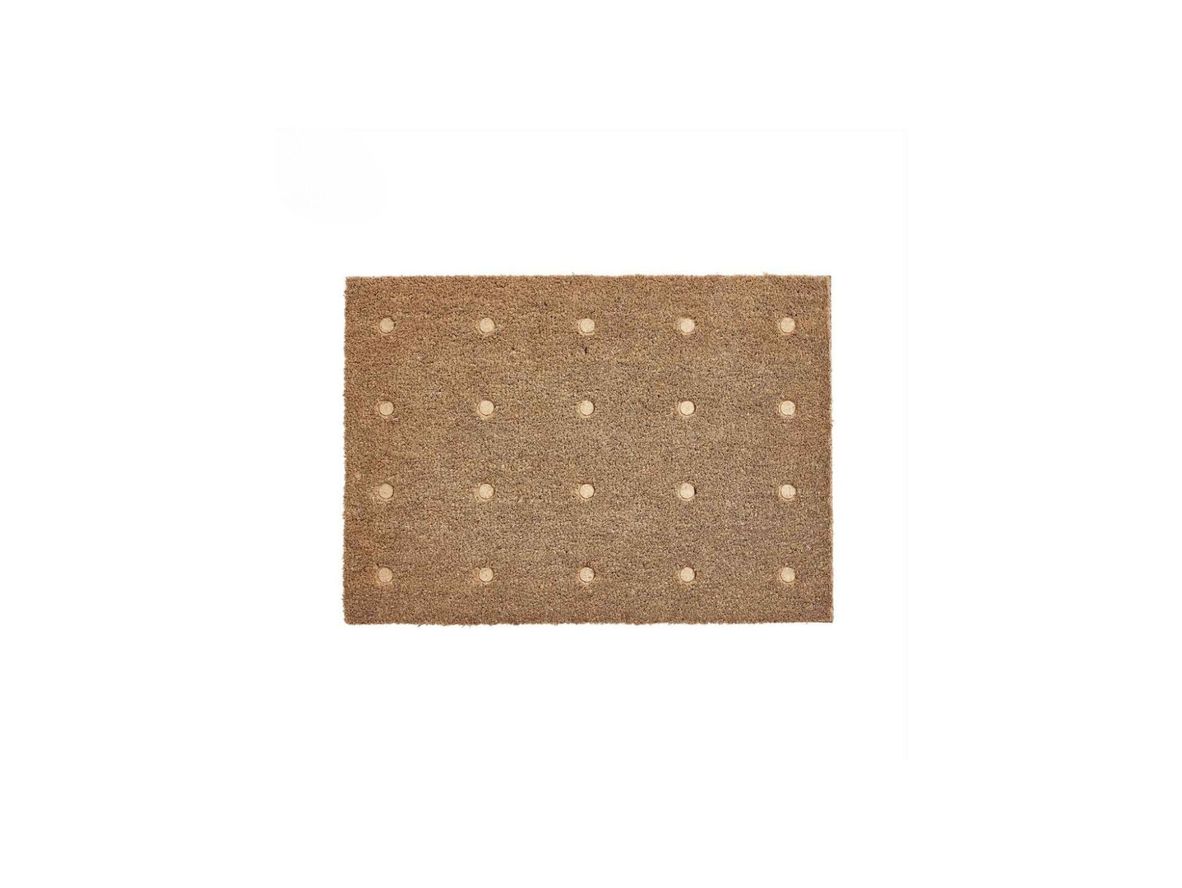 Image of OYOY LIVING - Dot Doormat - Dörrmatta - 901 Nature - H1,6 x L70 x W50 cm