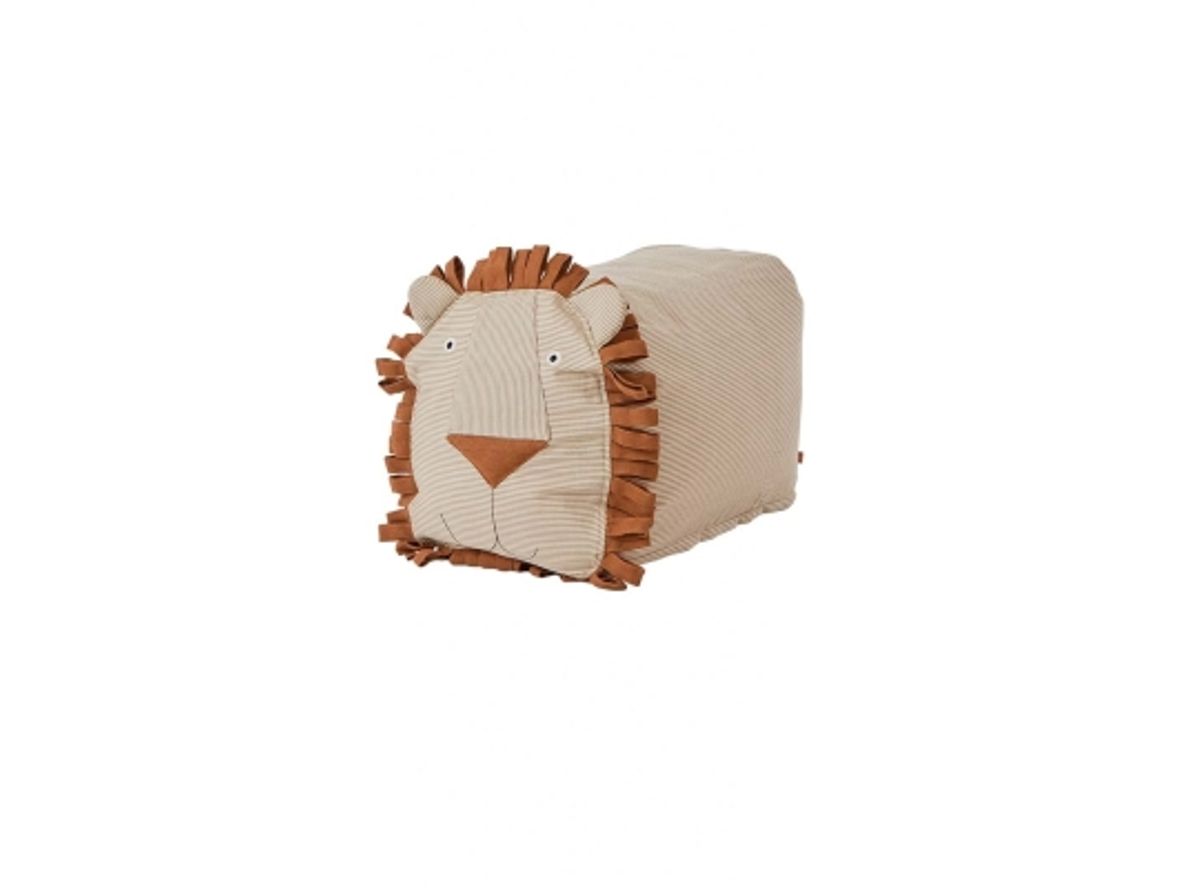 Produktfoto för OYOY MINI - Lobo Løve  - Bean bag - 307 Karamel - H44 x L50 x W44