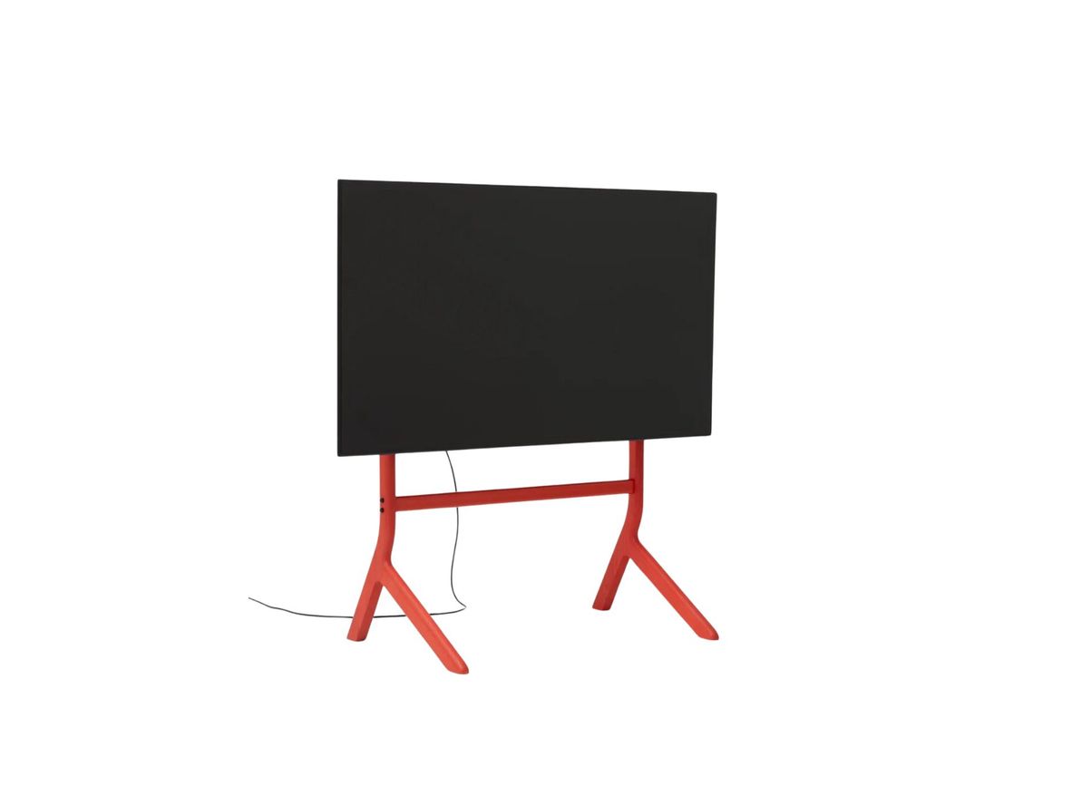 Produktfoto för Pedestal - Hopper - TV-Stander - Blood Orange - H:110 x D:52 x W:78,5 cm