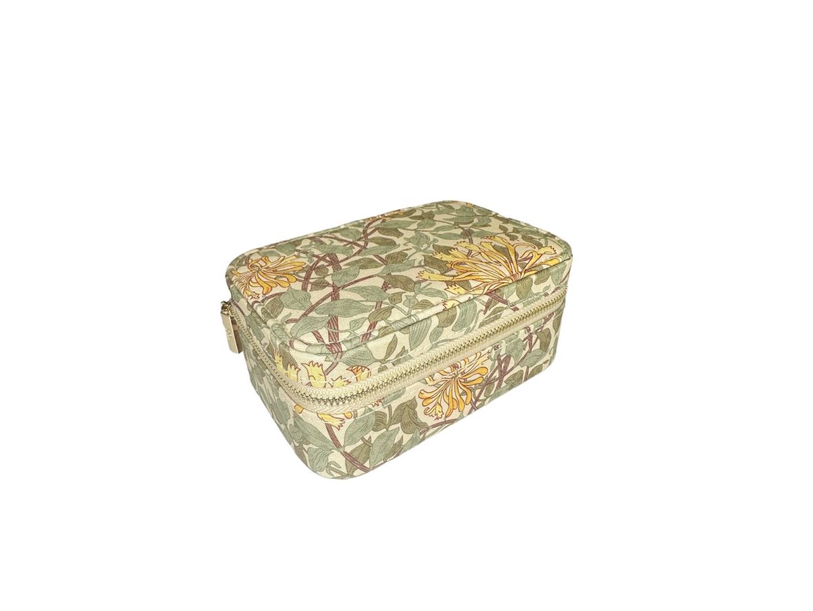 Image of Pico - Large Jewelry Box - Smyckeskrin - Yellow Flower - 14,5x10 cm