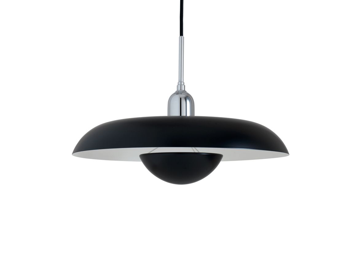 Piet Hein – Ra400 Mm  – Hängsmycke – RA400 mm pendel metal BLACK (E27 75W) – designed 1931 – H29 x W42 D42 cm