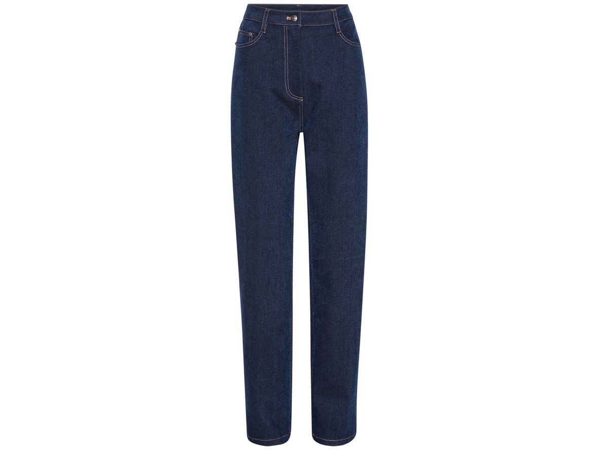 ROTATE by Birger Christensen - Betty - Stretchy Straight Pants - Jeans - Medium Blue Denim - 26
