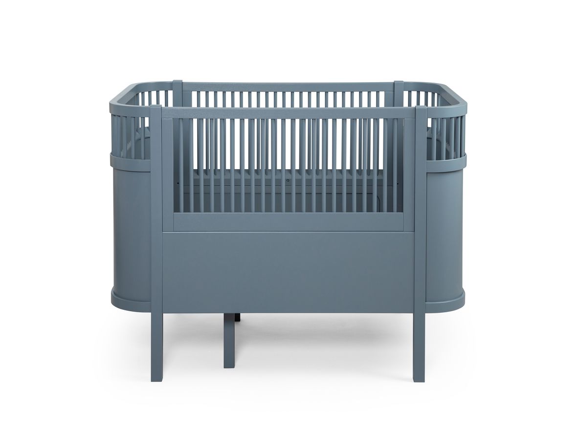 Sebra - Sebra Bed, Baby & Jr - Barnsäng - Forest lake blue - H88 x L115,25 x B75,85 cm