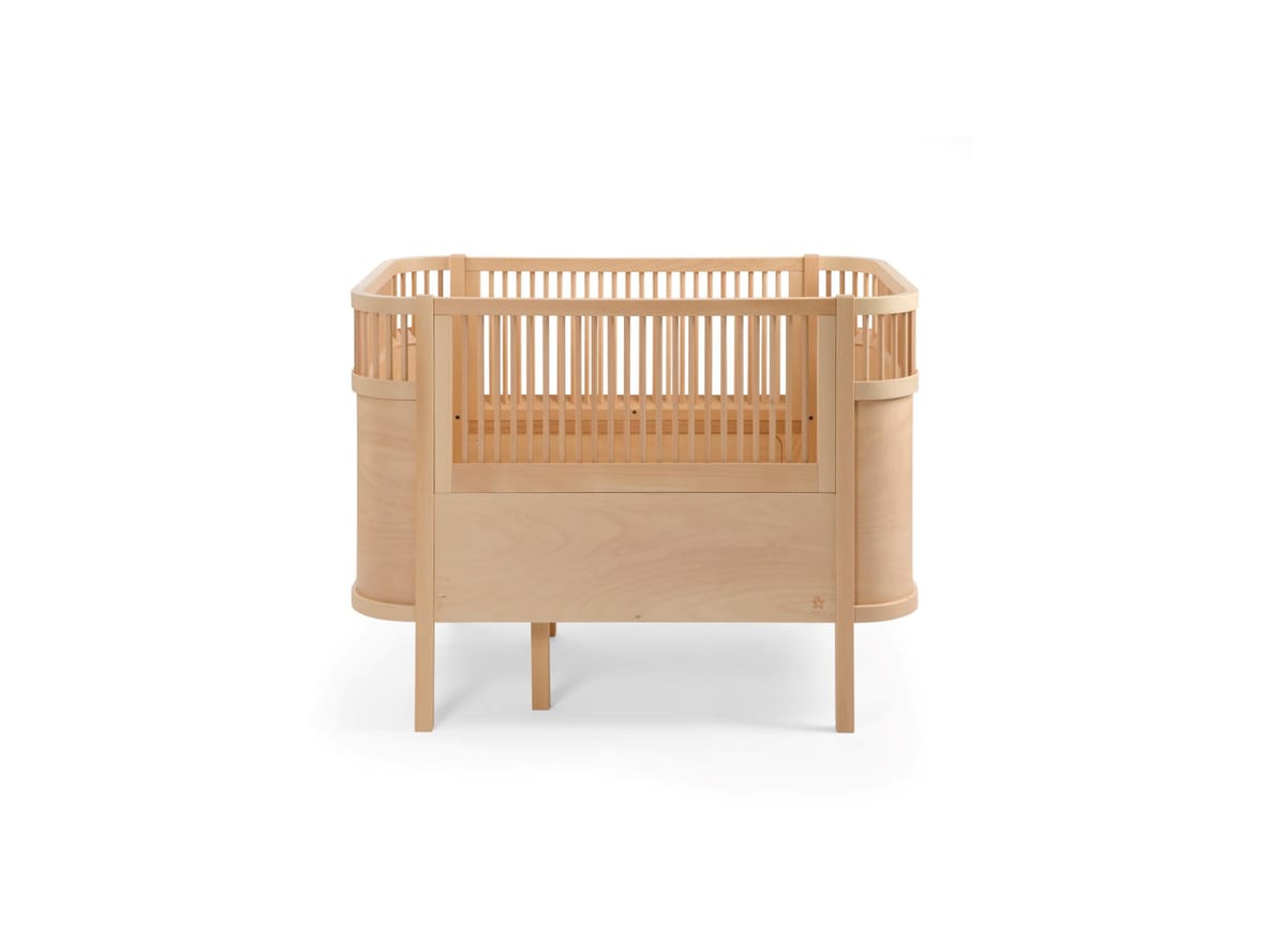 Sebra - Sebra Bed, Baby & Jr - Barnsäng - Wooden Edition - H88 x L115,25 x B75,85 cm