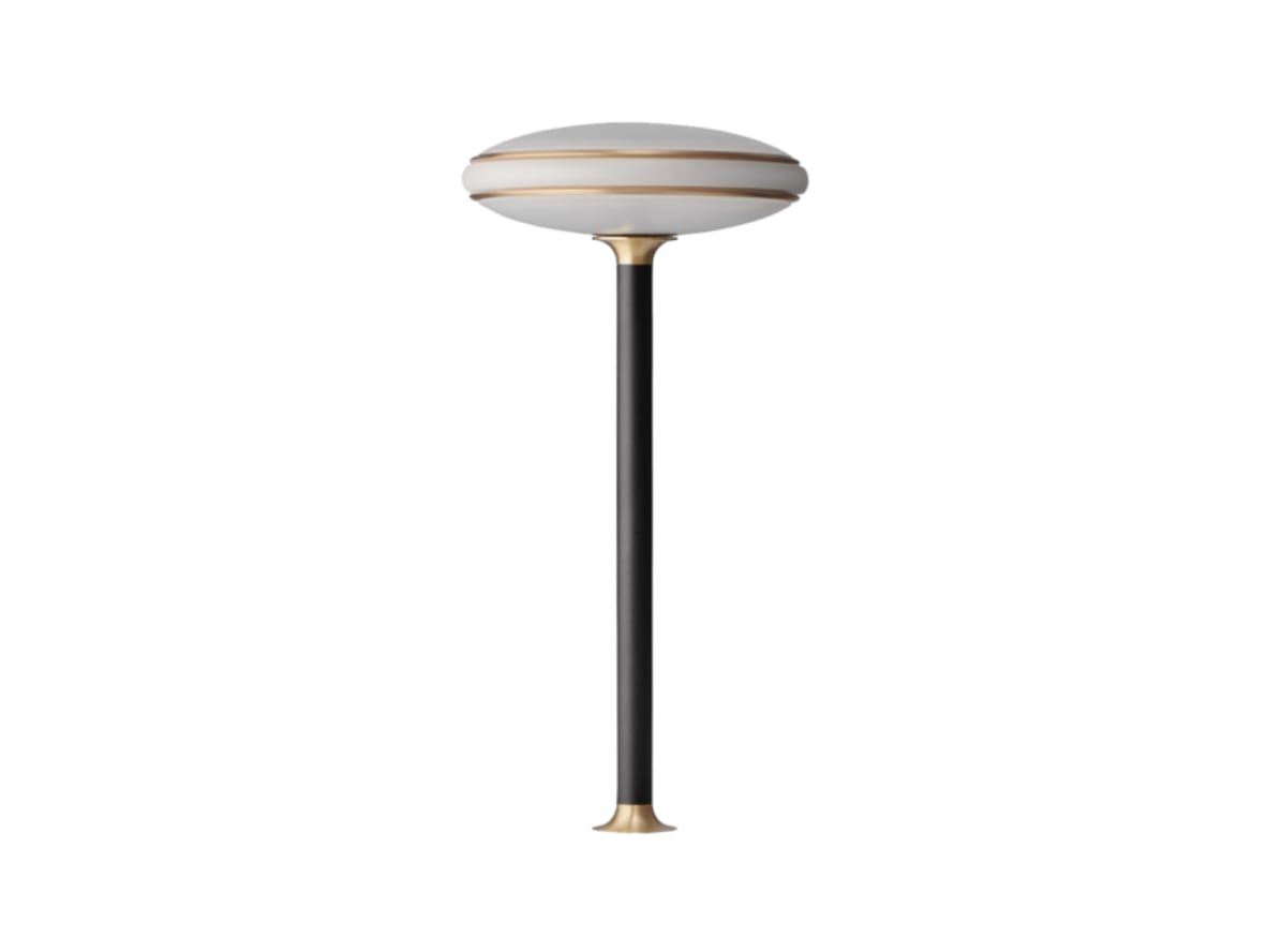 Shadelights – ØS1 Table lamp – fixed with node – Bordslampa – Black / Brass – H26,6 x W13 x 13 cm