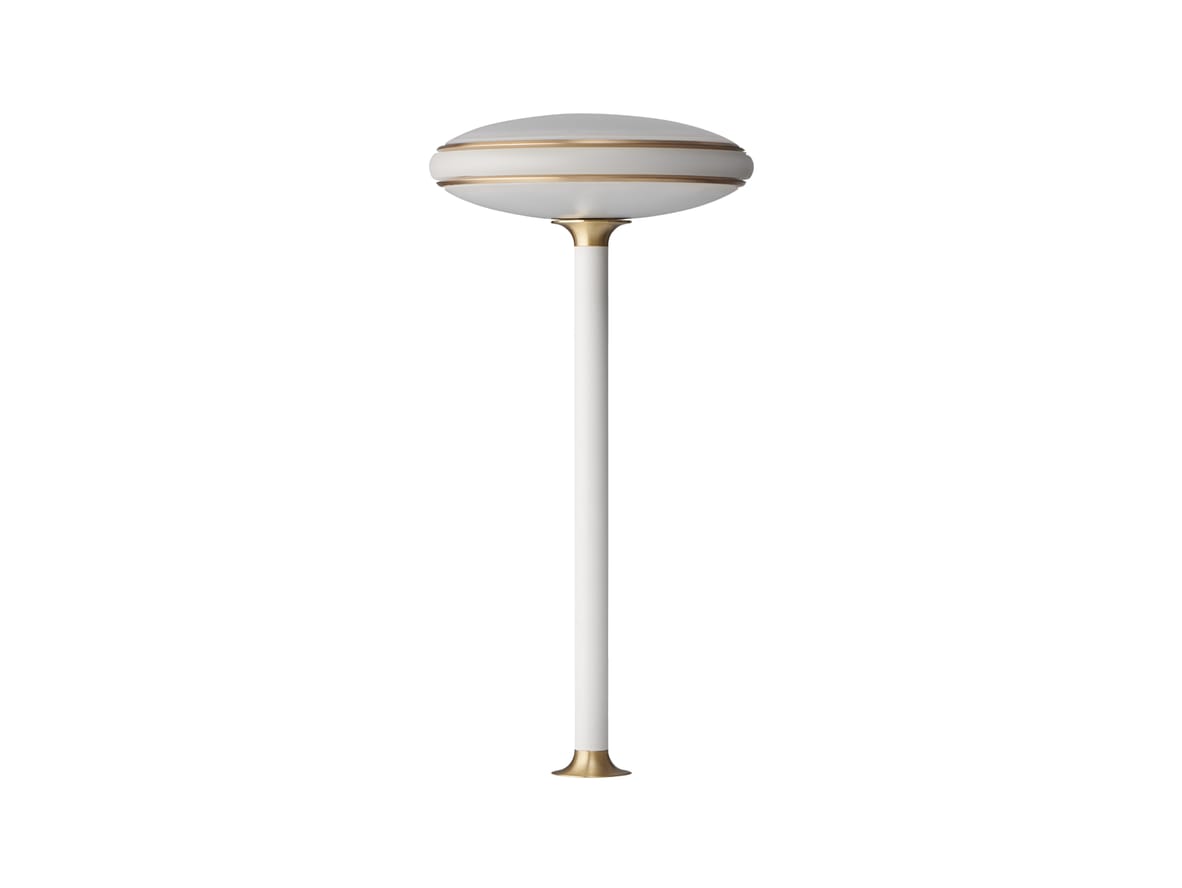 Shadelights – ØS1 Table lamp – fixed – Bordslampa – White / Brass – H26,6 x W13 x 13 cm