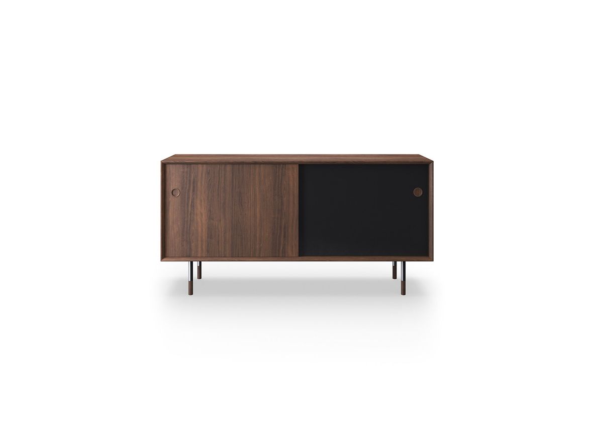 Sibast Furniture - Sibast No.11 Sideboard - Skänk - Walnut / Black - W40 x L152 x H76 cm