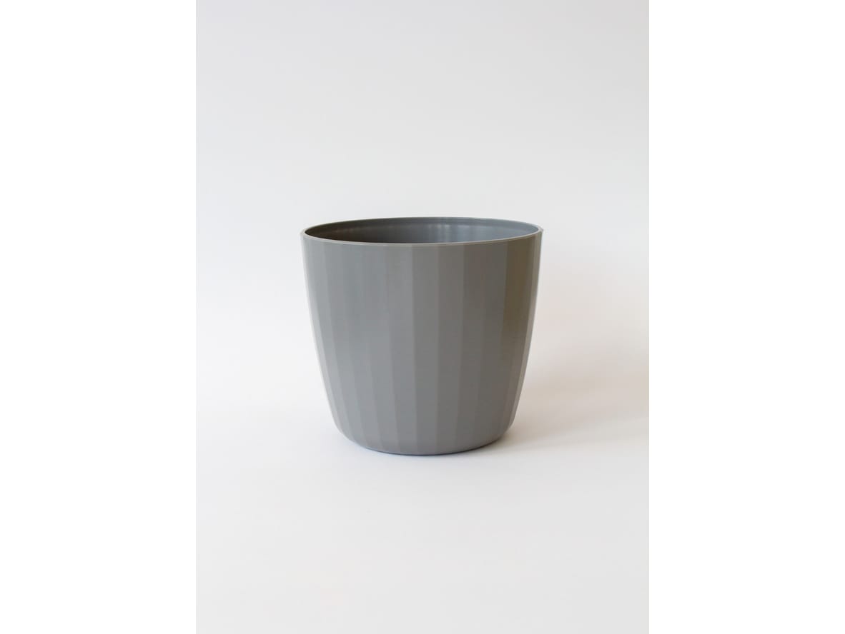 Produktfoto för SMALLrevolution - Berta Flowerpot - Kruka - Grey - H26,5 x W18,5 cm