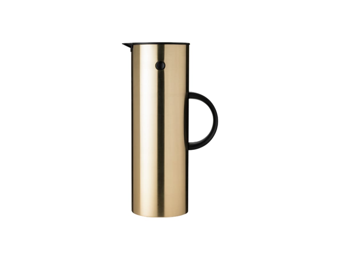 Produktfoto för Stelton EM77 termoskanna, 1 liter, brushed brass