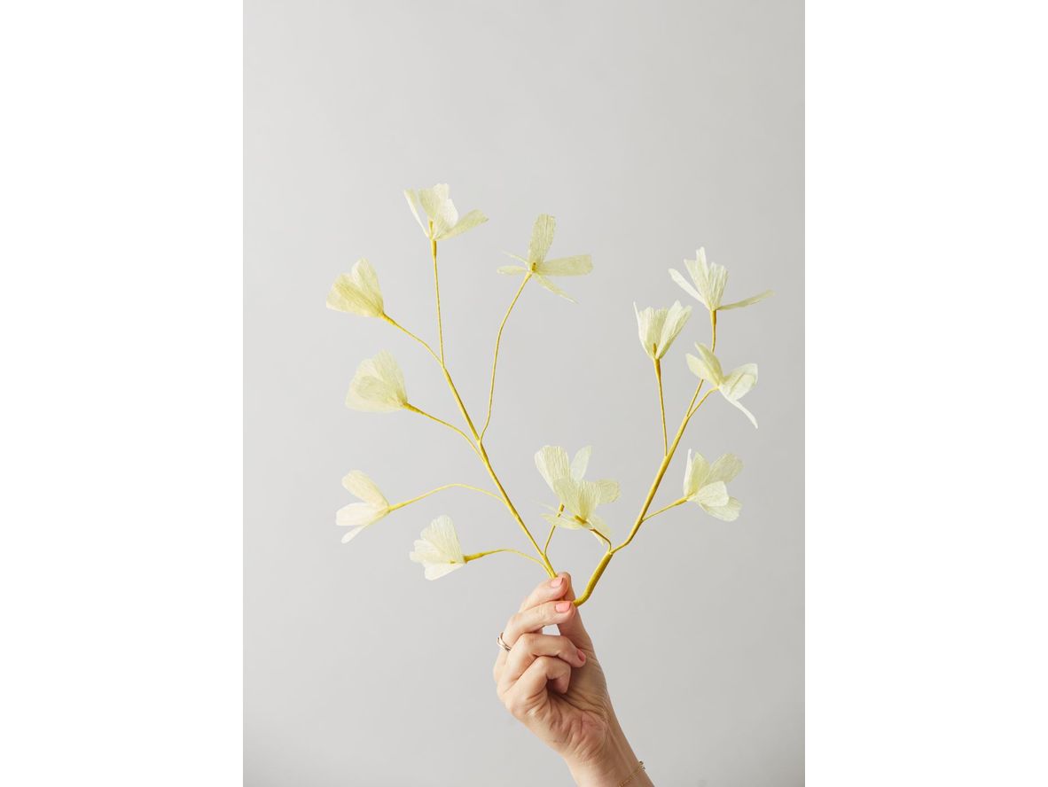 Produktfoto för Studio About - Paper Flower - Branch Grande - Paper Flowers - Yellow - L62 cm