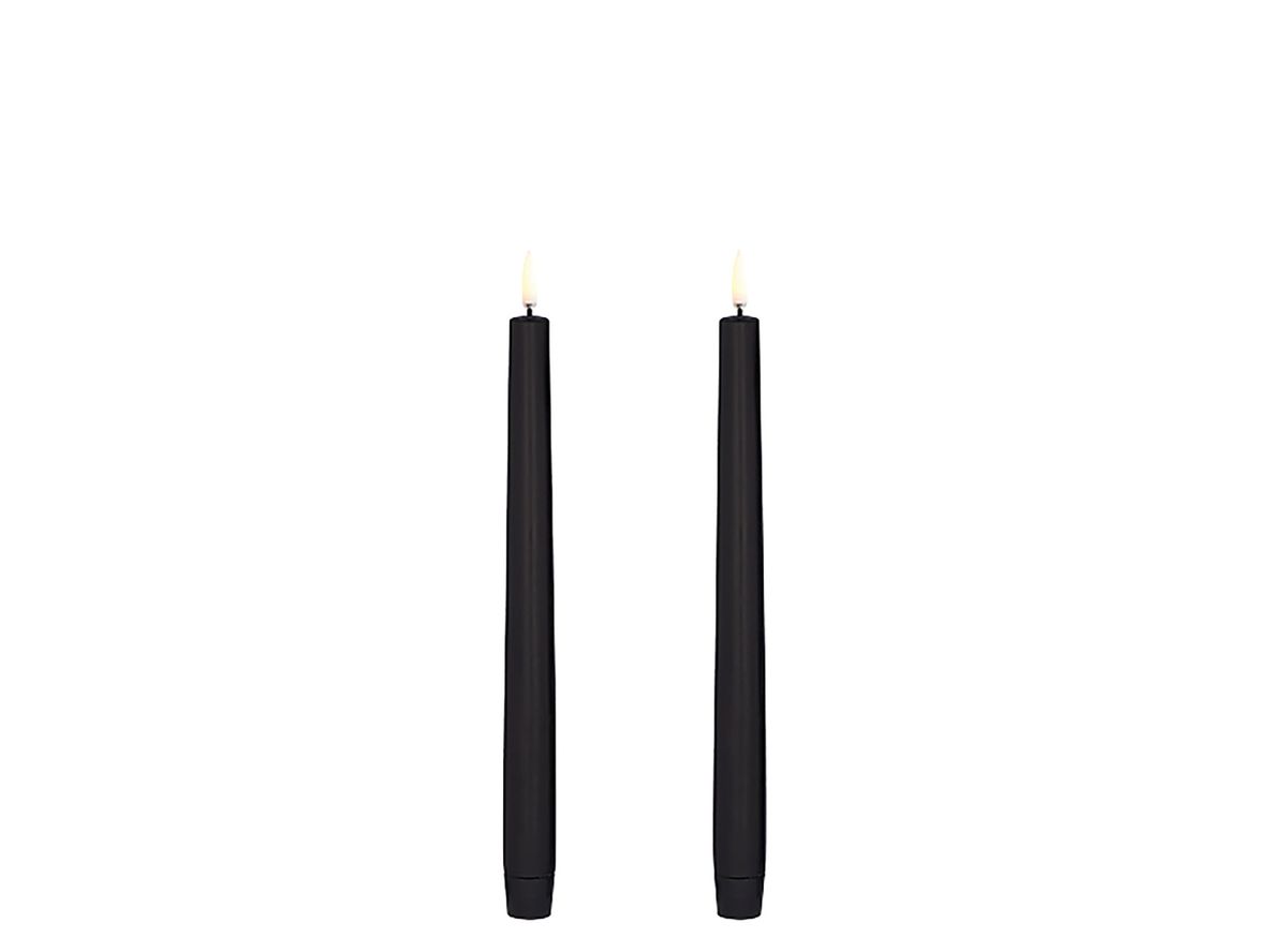 Produktfoto för Uyuni - LED Taper Candle - Stearinljus - Nordic White/Smooth - 2,3x25 cm - 2,3 x 25 cm