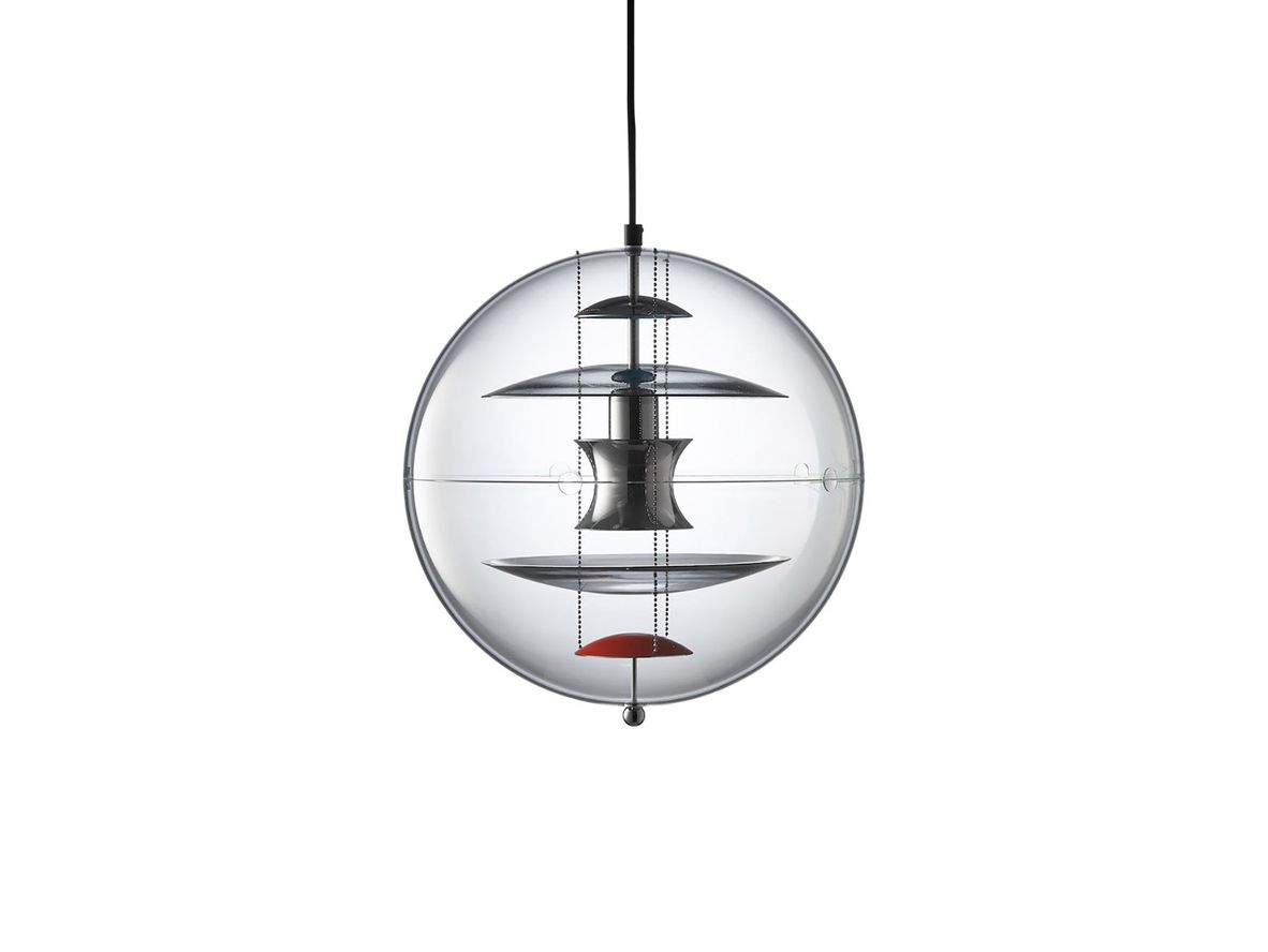 Verpan – VP Globe – Hängande lampa – VP Globe Coloured Glass – Coloured glass reflectors – Ø: 40 cm