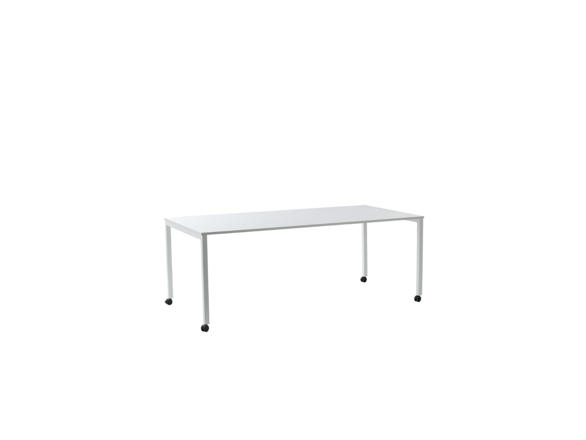 Produktfoto för Verpan - Panton Move table - Matbord - White - L: 200 x W: 95 x H: 76,5 cm