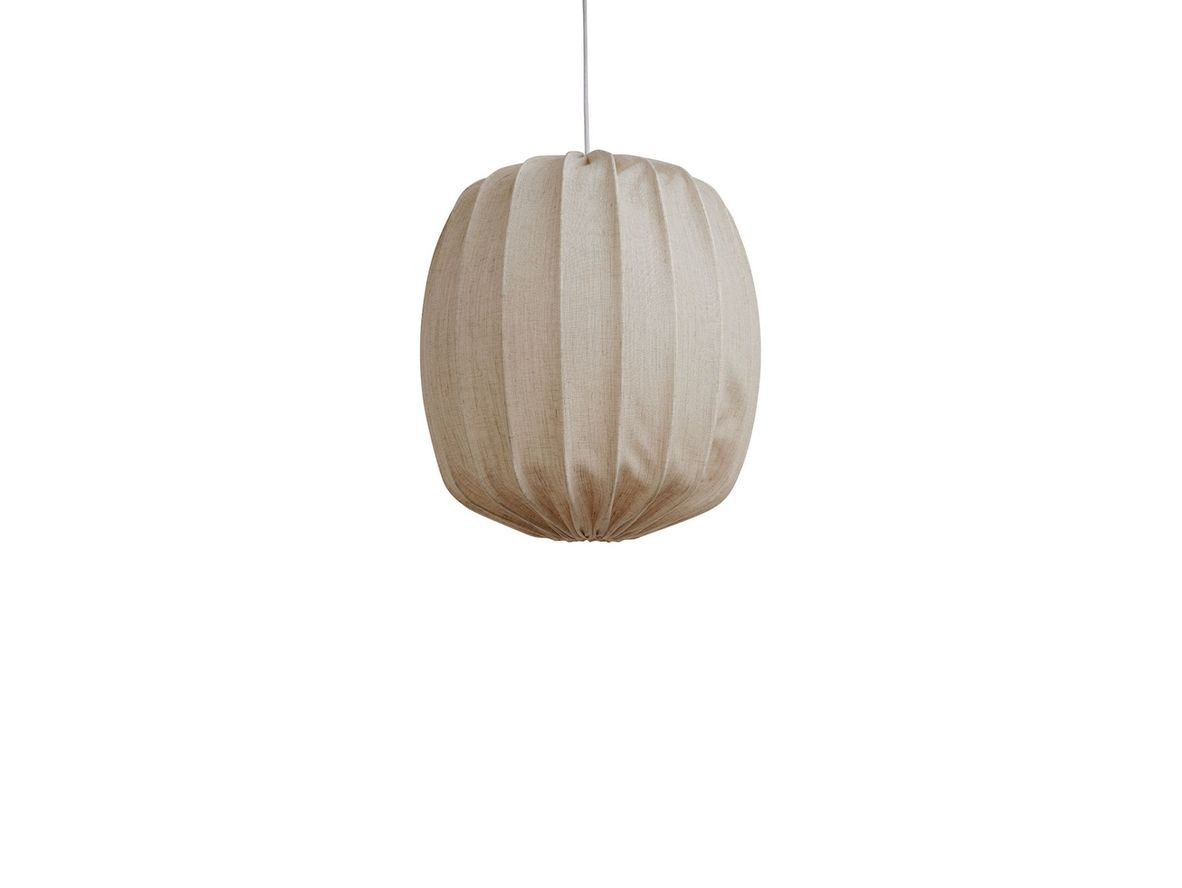 Watt & Veke – Prisma Pendant Linen – Hängande lampa – Natural – D45 cm – H52 x D45 cm