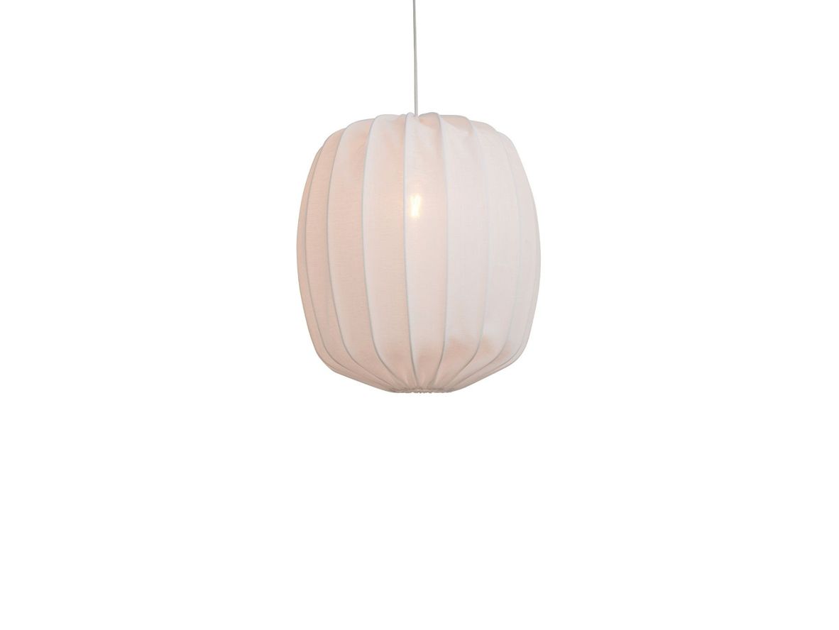 Watt & Veke – Prisma Pendant Linen – Hängande lampa – White – D45 cm – H52 x D45 cm