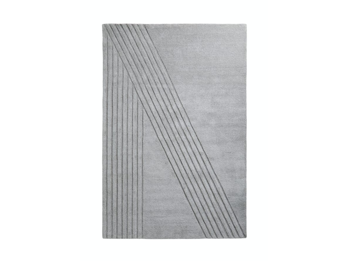 Woud - Kyoto rug - Filt - 4 - Grey - W: 200 x L: 300 cm