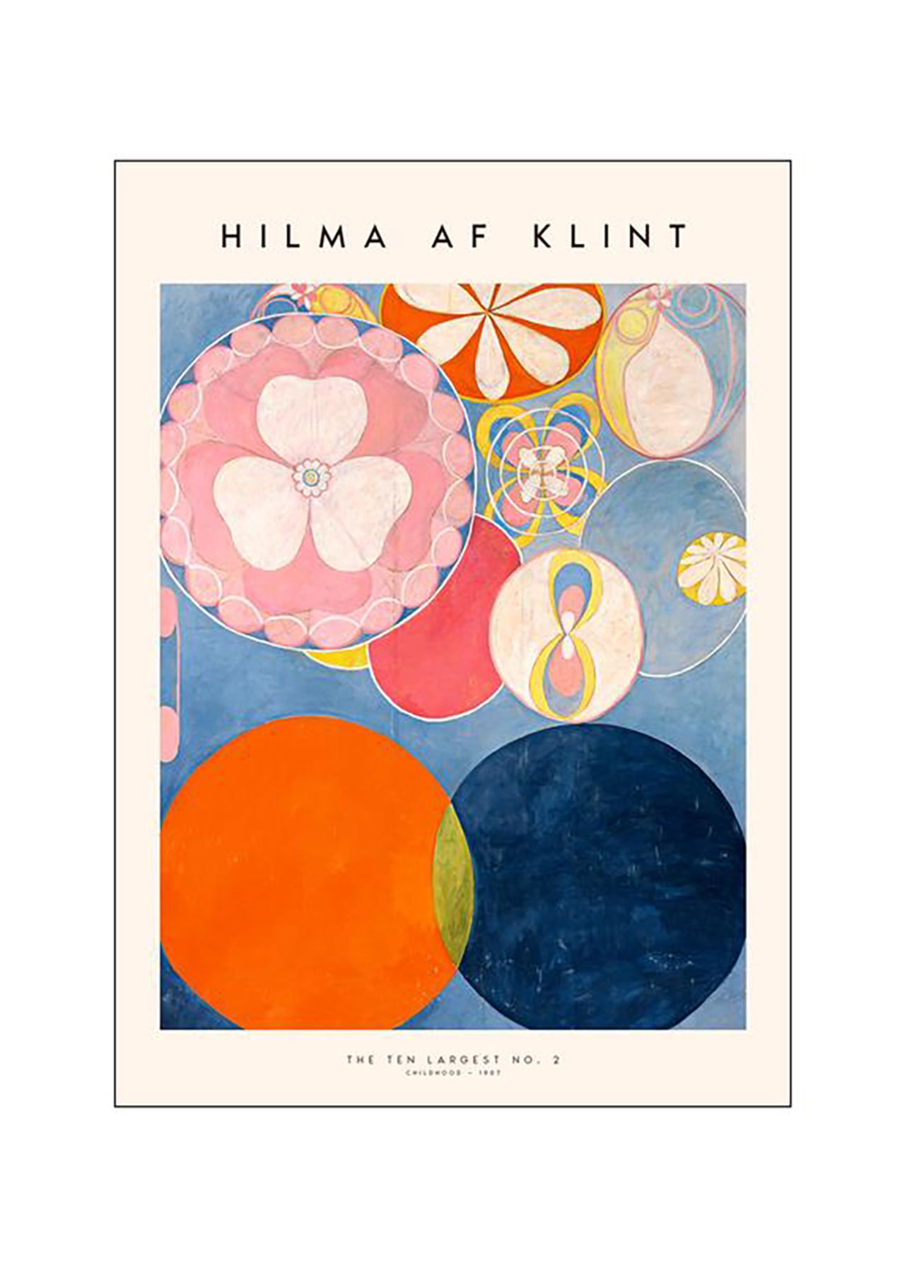 Poster And Frame Hilma Af Klint The Ten Largest No 02 Poster No 02