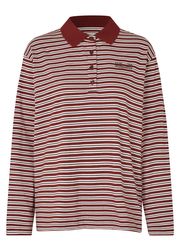 Bordeaux Polo Stripe