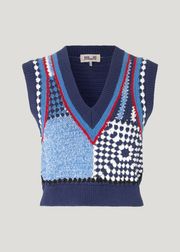 Blue White Crochet (Esaurito)