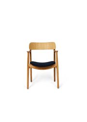 Frame: Oak, Oiled / Seat upholstery: Kjellerup Weaving: Langeland north F, 30-999/355