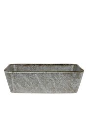 Grey Rectangular Dish 19x14 (Uitverkocht)