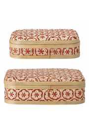 Set of 2 / Red, Bamboo (Esaurito)