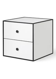 White - 2 drawers
