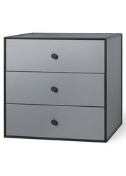 Dark Grey - 3 drawers