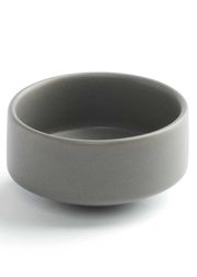 Cool grey ceramic bowl