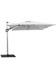 Aluminium w/Dusty white fabric and anodized parasol pole - B300
