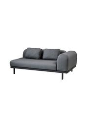 Sofa: Grey Cane-line AirTouch / Back: Grey Cane-line AirTouch / Side: Grey Cane-line AirTouch
