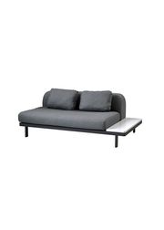 Sofa: Grey Cane-line AirTouch / Back: Grey Cane-line AirTouch / Side: White Cane-line HI-Core