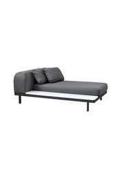 Sofa: Grey Cane-line AirTouch / Back: White Cane-line HI-Core / Side: Grey Cane-line AirTouch