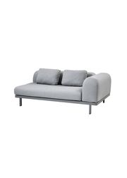 Sofa: Light Grey Cane-line AirTouch / Back: Light Grey Cane-line AirTouch / Side: Light Grey Cane-line AirTouch