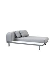 Sofa: Light Grey Cane-line AirTouch / Back: White Cane-line HI-Core / Side: Light Grey Cane-line AirTouch