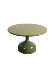 Frame: Olive Green, Aluminium / Tabletop: Green, Glazed Lava Stone