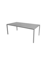 Frame: Light Grey Aluminium / Tabletop: Concrete Grey Ceramic