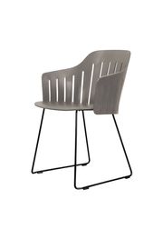 Frame: Indoor Steel, Black Sledge / Seat: Taupe