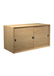 Cabinet w/ 2 Sliding Doors In Wood / Oak - Oil